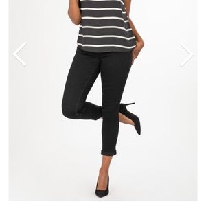 Royalty for Me black mid-rise ankle jeans